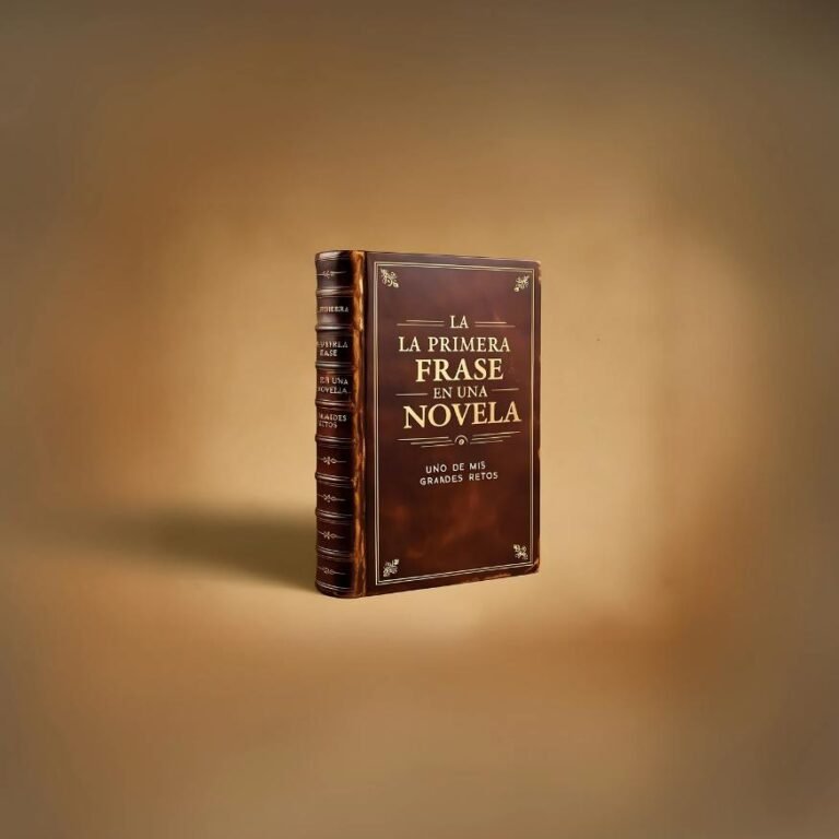La primera frase en una novela: Uno de mis más grandes retos