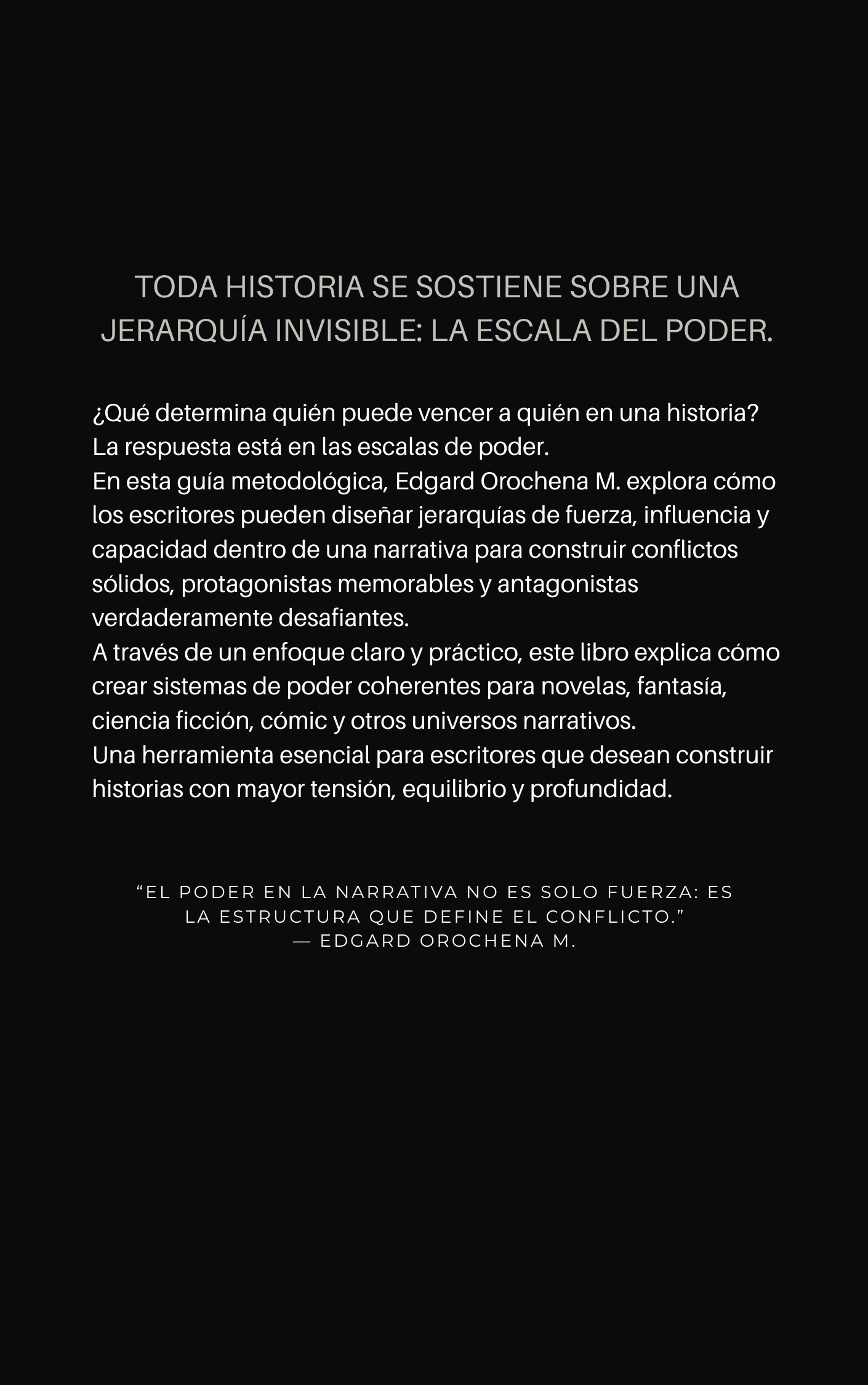 Las escalas de poder: Edgard A Orochena M. - Imagen 2